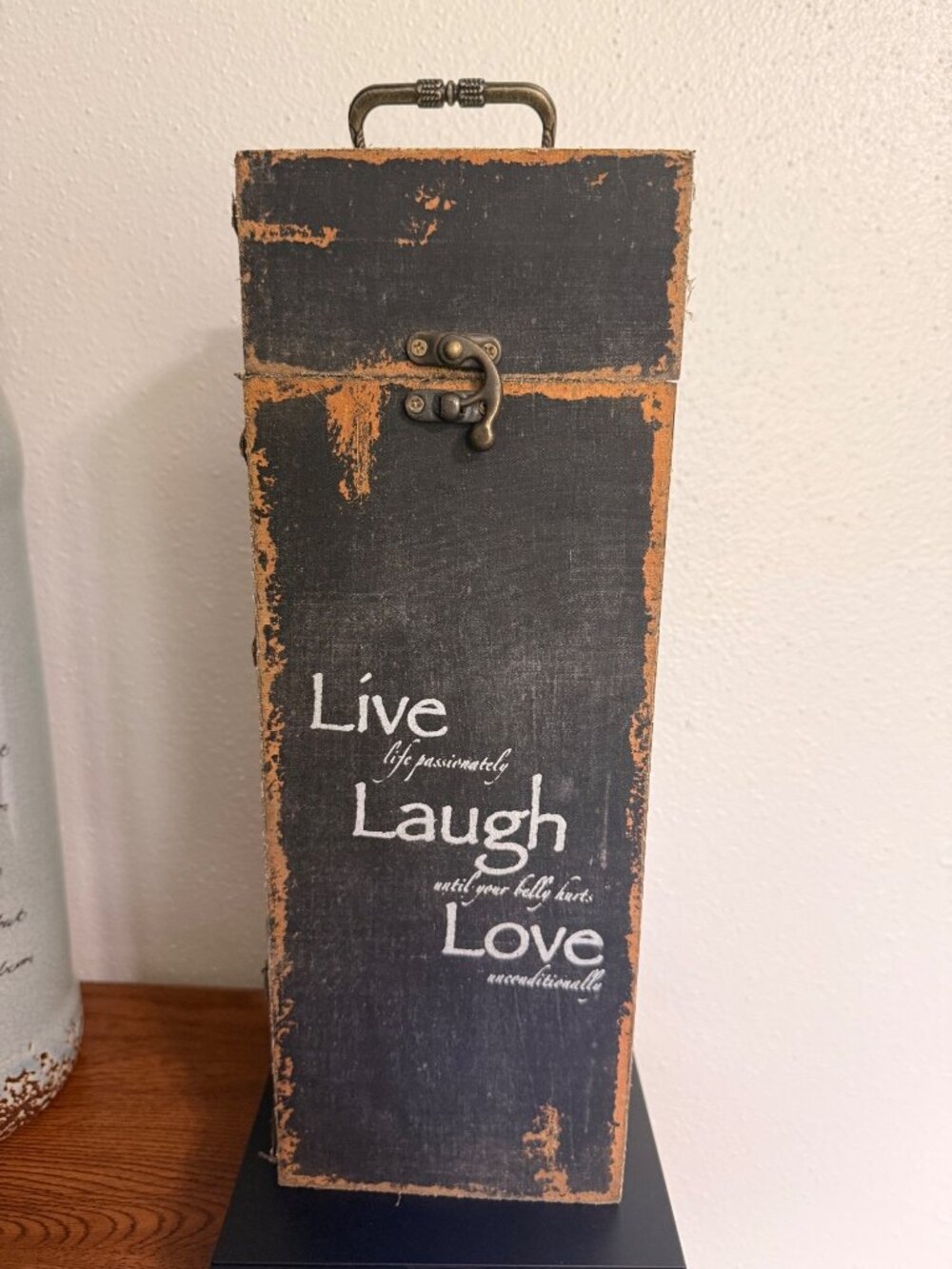 Unbranded Live Laugh Love Decor Box with latch Looks like a book 13.5 In